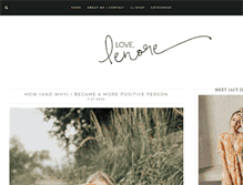 Tablet Screenshot of lovelenore.com